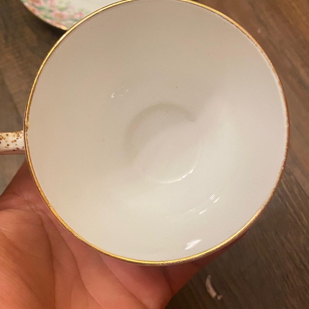 Floral Teacup and Saucer Set - Picture 5 of 9